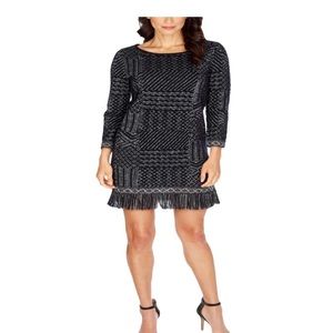Lucky Brand Jacquard sweatshirt dress
